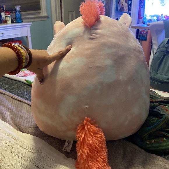 SQUISHMALLOW, Liel 16” Unicorn Pig Costco Exclusive, Tie Dye Pink - Picture 2 of 2